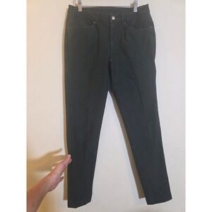 Lululemon Lab Mens Utilitarian Canvas Pants Size 30 Dark Green Charcoal Stretch